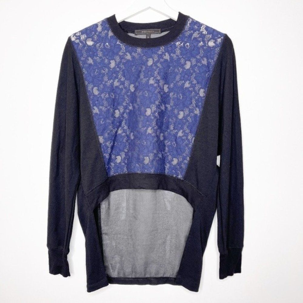 BCBG MAXAZRIA Iza Long Sleeve Top